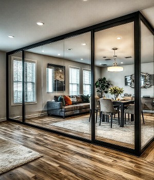 新北客製化鋁框推拉門設計