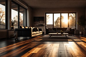 台中東區舊屋翻新，使用無縫塑膠地板快速換新