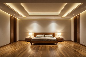 淺灰石紋PVC地板在商業空間的應用案例